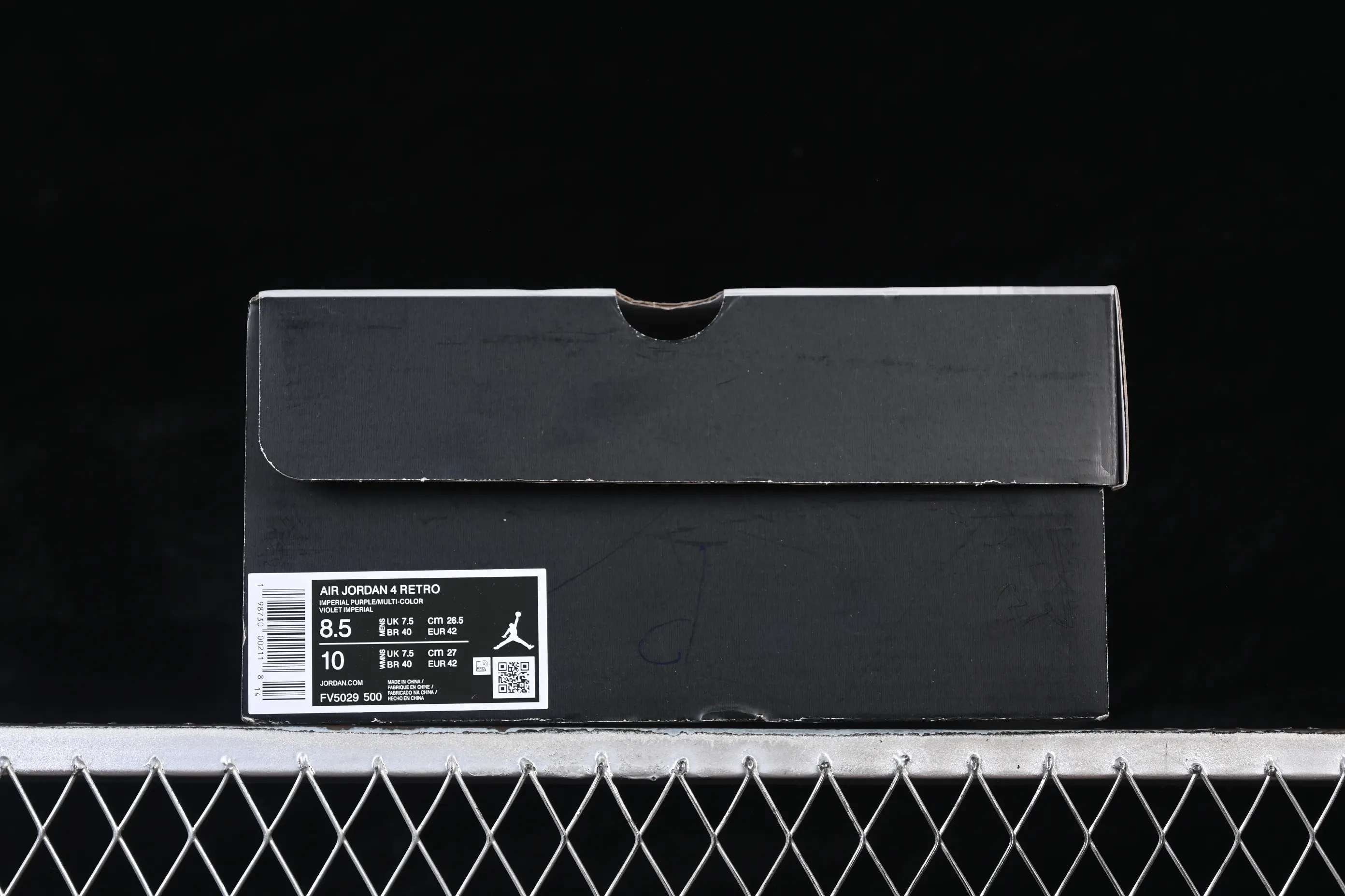 All categories Air Jordan Jordan series basketball shoes Air Jordan 4 TK version Air Jordan 4 Retro "Lakers" AJ4 Joe 4 Lakers Purple Gold FV5029-500